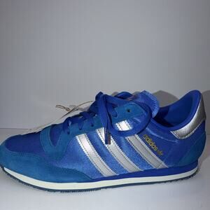 adidas Originals Galaxy OG Men's Low Top Lace-Up Sneakers Blue/Silver JR6169